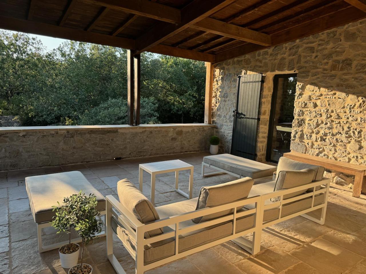 Villa Luxurious Family House With Pool In Ardeche. Les Vans Exterior foto