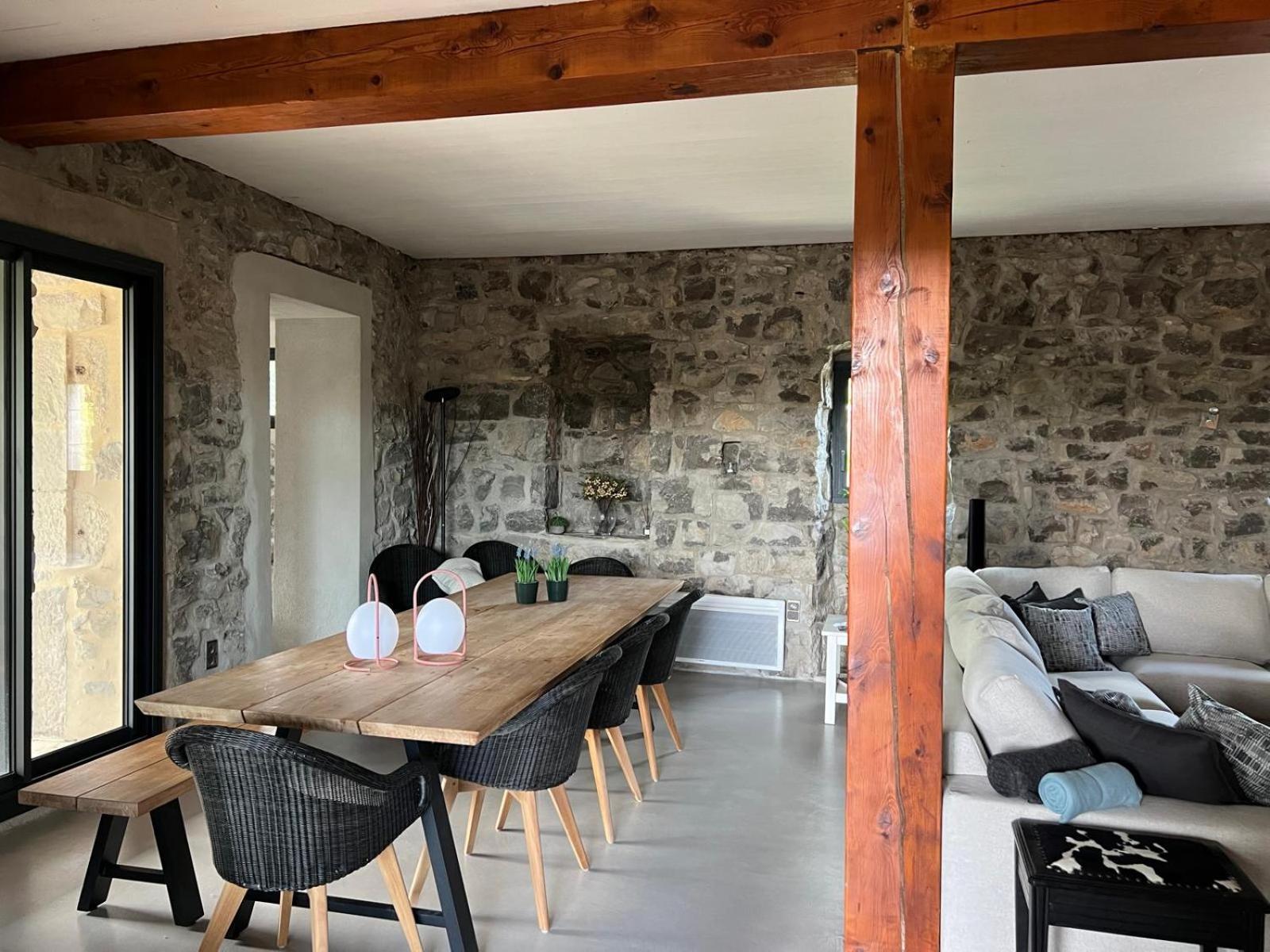 Villa Luxurious Family House With Pool In Ardeche. Les Vans Exterior foto